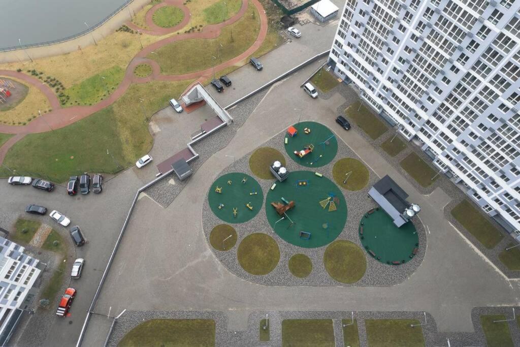 Современные Апартаменты Метро Харьковская Генератор В Доме Kyiv Exterior photo